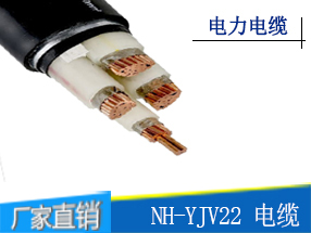 NH-YJV22 耐火铜芯铠装电力电缆